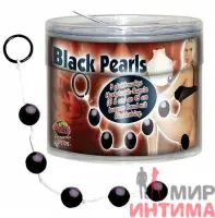 Анальные шарики Black Pearls, 2 см