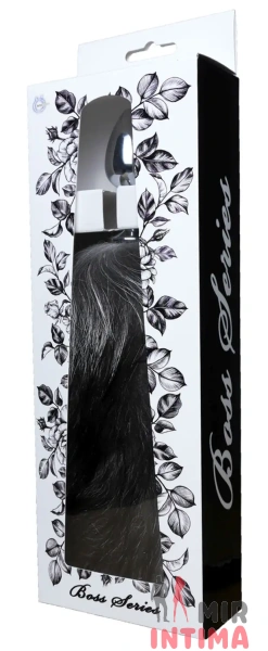 Анальная пробка с хвостом Fox TAIL Black, S - 7 Анальная пробка с хвостом Fox TAIL Black, S - 7