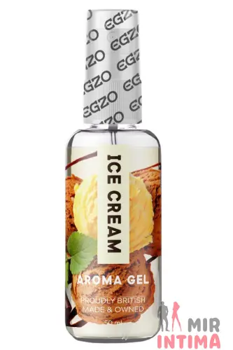 Оральный лубрикант со вкусом мороженого "EGZO AROMA", 50 мл