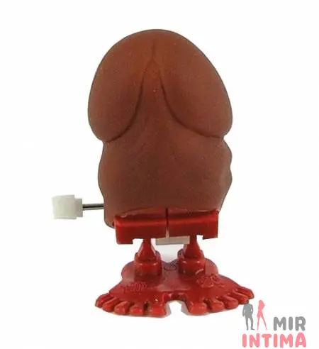 Заводной пенис-попрыгун Plastic Sexy Jumping Jolly Pecker