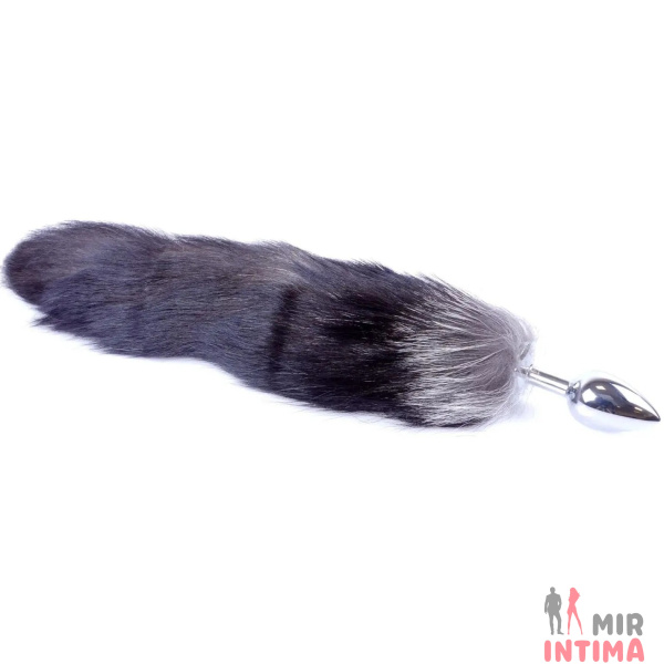 Анальная пробка с хвостом Fox TAIL Black, S - 2 Анальная пробка с хвостом Fox TAIL Black, S - 2
