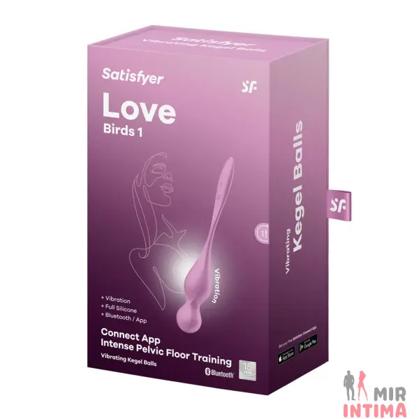 Вагинальные виброшарики Satisfyer Love Birds 1  - 12
