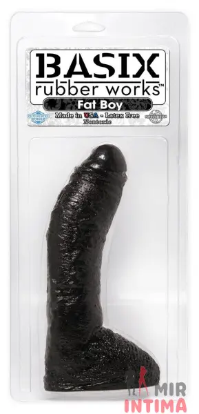 Фаллоимитатор Basix Fat Boy, 19x6 см - 3 Фаллоимитатор Basix Fat Boy, 19x6 см - 3