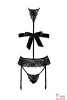 Комплект Kissable Bondage Kiss Set Black - 8 Комплект Kissable Bondage Kiss Set Black - 8