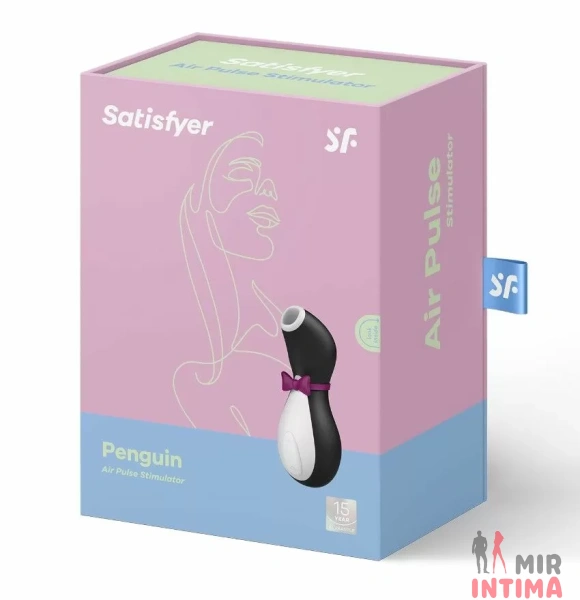 Вакуумный-женский-вибратор-Satisfyer Pro Penguin Next Generation - вакуумный стимулятор клитора, Пингвин. - 3