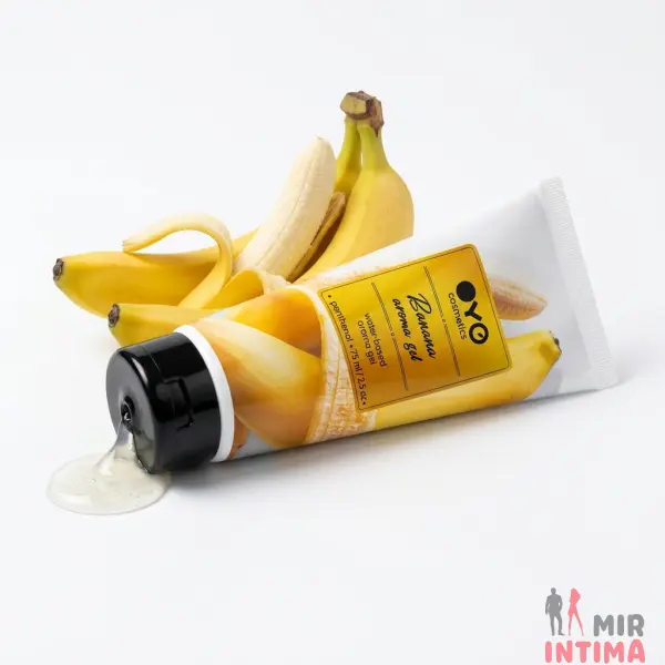 Универсальный ароматизированный увлажняюший гель-лубрикант OYO - Banana aroma gel, 75 ml - 2