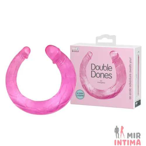 Двойной гелевый фаллоимитатор "Double Dones"
