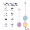 Вагинальные шарики Wooomy Love Pearls, силикон - 4