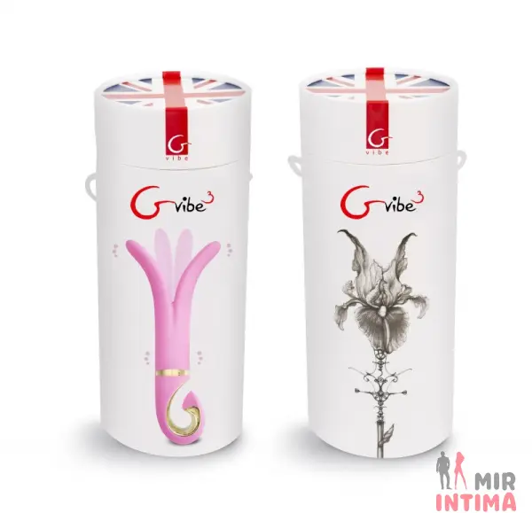 Анатомический многофункциональный вибромассажер "3 Candy Pink" от Gvibe - 3