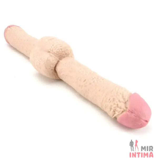 Двойной фаллоимитатор Natural Double Dildo, 40х4 см - 1