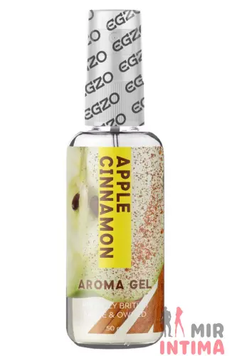 Оральная смазка со вкусом яблока с корицей "EGZO AROMA", 50 мл