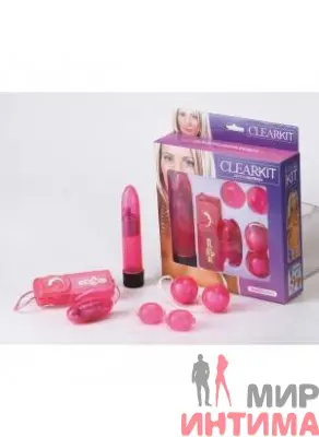Сексуальный вибронабор ClearKit Toys