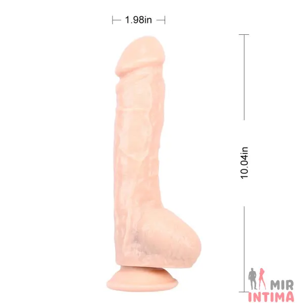 Реалистичный дилдо Alexander Lee 10", 25,5х5 см - 3 Реалистичный дилдо Alexander Lee 10", 25,5х5 см - 3