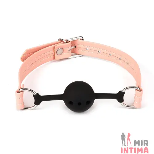 Кляп воздухопроницаемый Liebe Seele Dark Candy Pink Ball Gag Кляп воздухопроницаемый Liebe Seele Dark Candy Pink Ball Gag