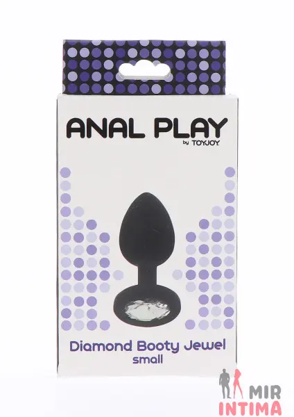 Анальная пробка Diamond Booty Jewel Small Black - 2 Анальная пробка Diamond Booty Jewel Small Black - 2