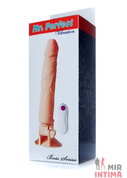 Реалистичный-женский-вибратор-Вибратор Mr. Perfect Vibration, 24,5х4см - 6