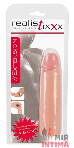 Насадка на пенис Realistixxx Extension 4,5 см Насадка на пенис Realistixxx Extension 4,5 см