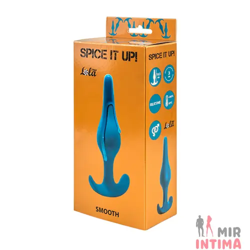 Анальная пробка Spice it up Smooth - Aquamarine