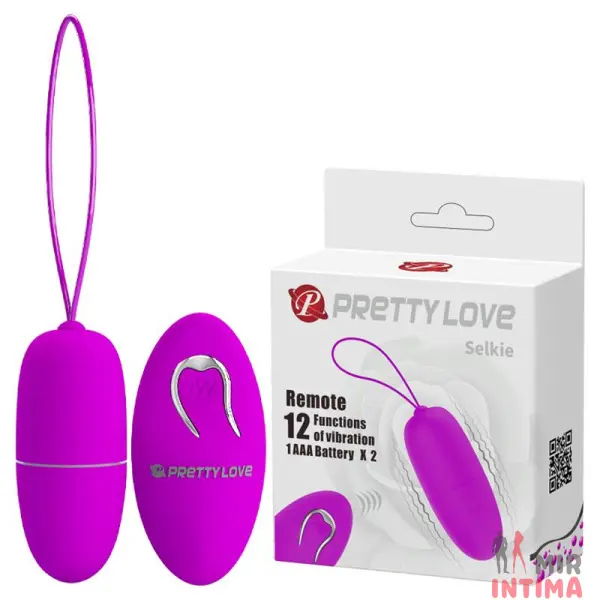 Виброяйцо с пультом от Pretty Love - SELKIE - 1