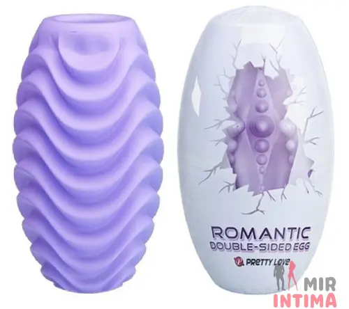 Рельефный мастурбатор-яйцо «Romantic Double-Sided EGG» от Pretty Love Рельефный мастурбатор-яйцо «Romantic Double-Sided EGG» от Pretty Love