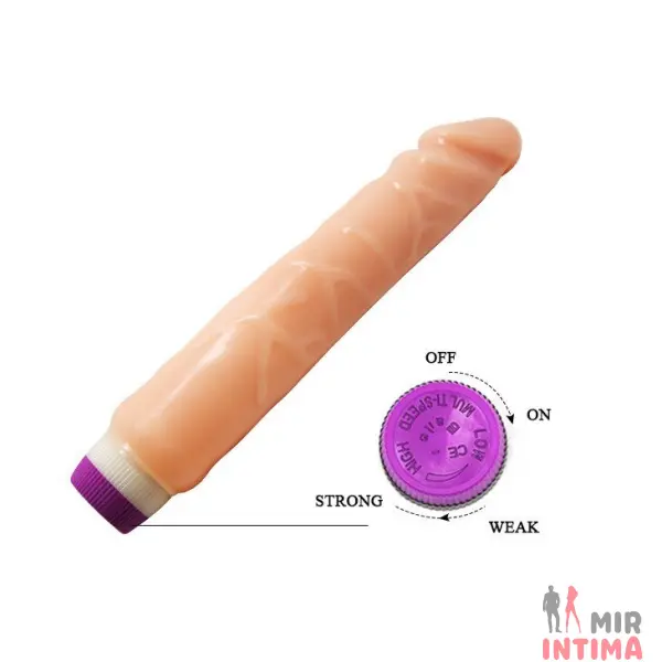 Реалистичный-женский-вибратор-Вибратор Flexible vibrator, 25,5х4,9 см - 5