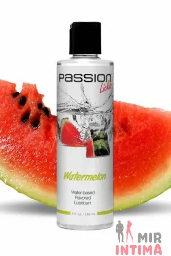 Ароматизированный лубрикант Passion Licks Watermelon Water Based Lubricant, 236 мл Ароматизированный лубрикант Passion Licks Watermelon Water Based Lubricant, 236 мл