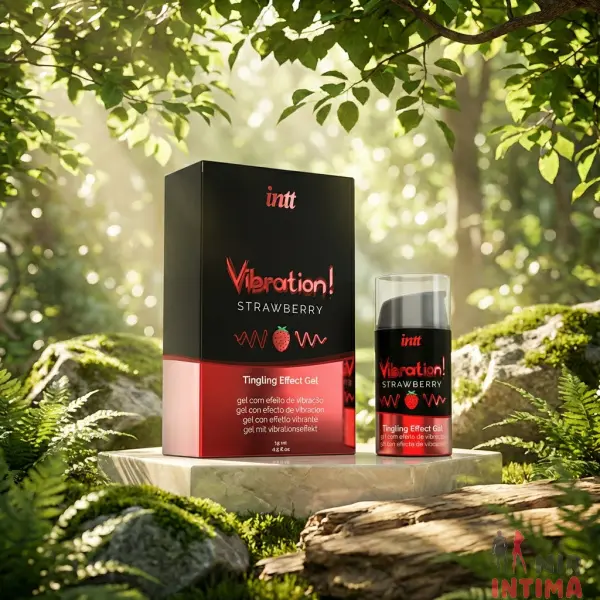 Intt Vibration Strawberry - жидкий вибратор, клубничный, 15 мл - 4 Intt Vibration Strawberry - жидкий вибратор, клубничный, 15 мл - 4