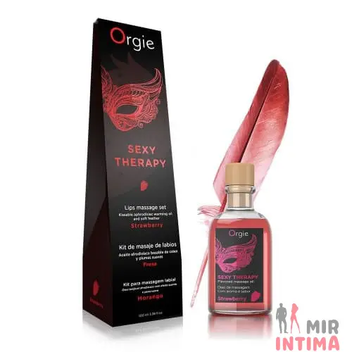 Массажное масло со вкусом и ароматом клубники Lips Massage, 100 мл Массажное масло со вкусом и ароматом клубники Lips Massage, 100 мл