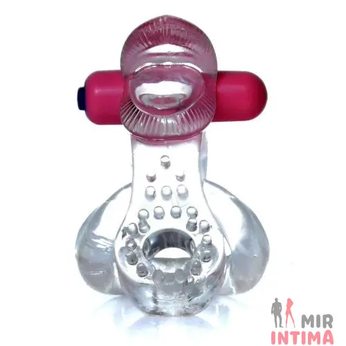 Эрекционное вибро-кольцо Tongue Vibro Cock Ring - 2 Эрекционное вибро-кольцо Tongue Vibro Cock Ring - 2