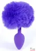 Силиконовая анальная пробка Bunny Tail, 6,5х2,7 см Силиконовая анальная пробка Bunny Tail, 6,5х2,7 см