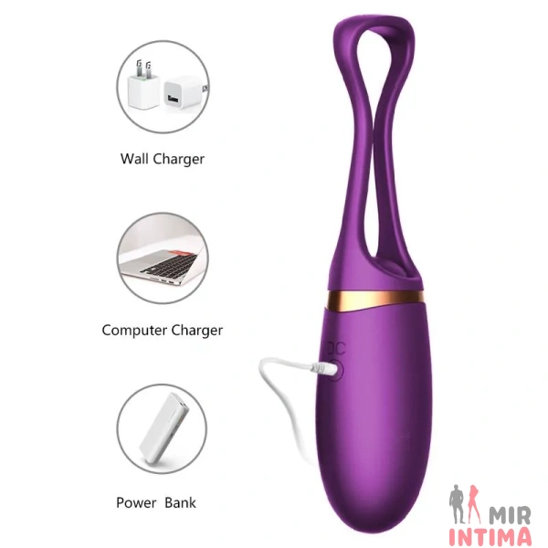 Виброяйцо Vibrating Silicone Love EGG, 10 режимов - 11