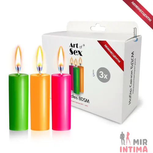 Свечи Art of Sex 10см, соевый воск Свечи Art of Sex 10см, соевый воск