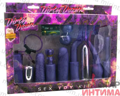 Набор сексуальных игрушек Dirty Dozen , большой