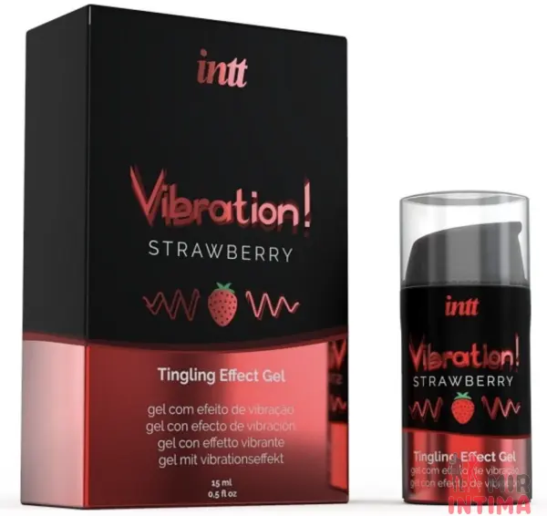 Intt Vibration Strawberry - жидкий вибратор, клубничный, 15 мл - 7 Intt Vibration Strawberry - жидкий вибратор, клубничный, 15 мл - 7