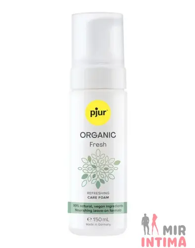 Освежающая органичная пенка для интимной гигиены Pjur ORGANIC Fresh, 150 мл