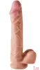 Фаллоимитатор с мошонкой King Cock Plus 12" Dual Density, 27х6 см - 2 Фаллоимитатор с мошонкой King Cock Plus 12" Dual Density, 27х6 см - 2