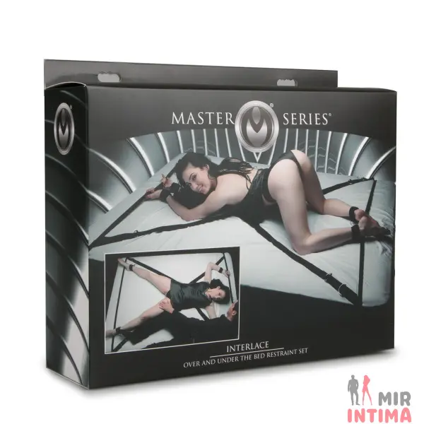 Растяжка на кровать Master Series Interlace Bed Restraint Set, регулируемая - 5