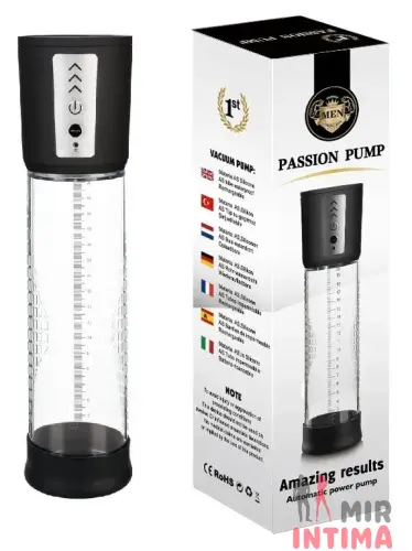 Автоматическая вакуумная помпа CANWIN Passion Pump, 20см, USB Автоматическая вакуумная помпа CANWIN Passion Pump, 20см, USB