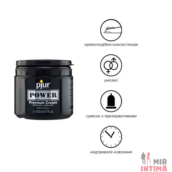 Анальный крем-лубрикант Pjur Power Premium, 150 мл - 1 Анальный крем-лубрикант Pjur Power Premium, 150 мл - 1