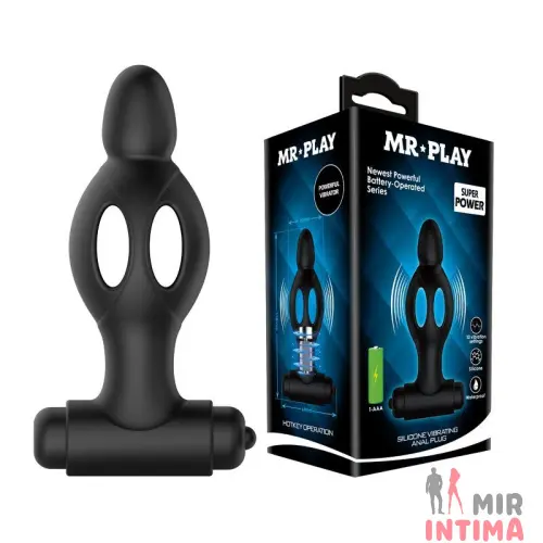 Анальный стимулятор с вибрацией MR PLAY Анальный стимулятор с вибрацией MR PLAY