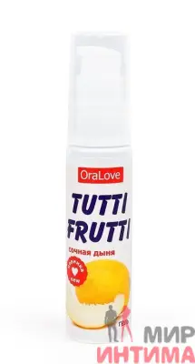 Tutti-frutti оральный лубрикант Сочная Дыня, 30 ml