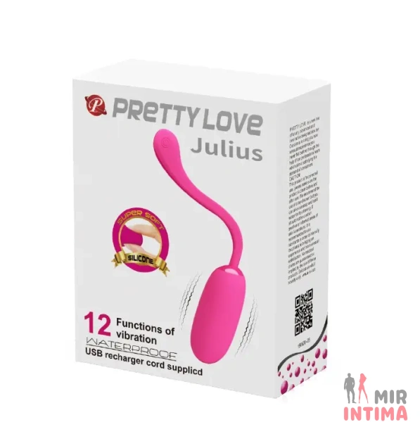 Перезаряжаемое виброяйцо JULIUS от Pretty Love - 10 Перезаряжаемое виброяйцо JULIUS от Pretty Love - 10