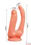 Женский анально-вагинальный страпон с вибрацией "Jessica"