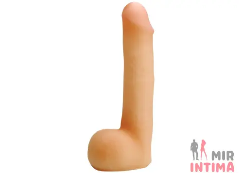 Фаллоимитатор CyberSkin® Slimline CyberCock with Balls, 18,42х3,8 см Фаллоимитатор CyberSkin® Slimline CyberCock with Balls, 18,42х3,8 см