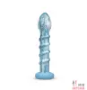 Дилдо Gildo Ocean Wave стекло + силикон, 17.6 см