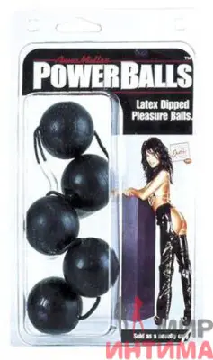 Вагинально-анальные шарики Power Balls 3.5 см