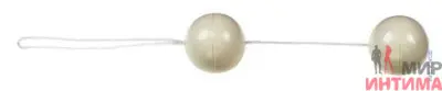 Вагінальні кульки Duoballs, білі