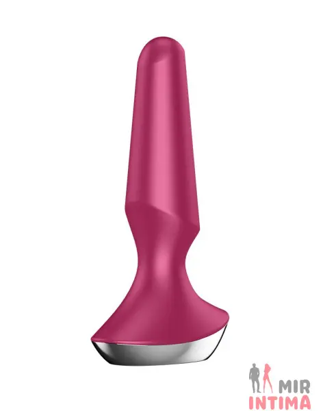 Анальная смарт-вибропробка Satisfyer Plug-ilicious 2, 10х3 см - 2 Анальная смарт-вибропробка Satisfyer Plug-ilicious 2, 10х3 см - 2