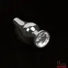 Серебристая фигурная анальная пробка с кристаллом - 5 Серебристая фигурная анальная пробка с кристаллом - 5