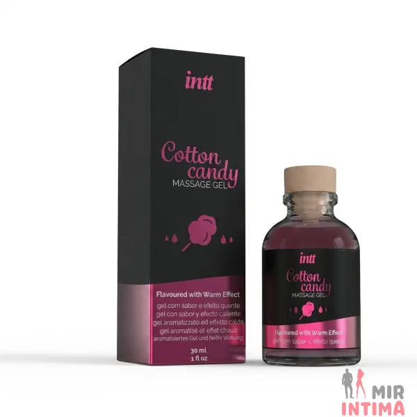 Intt Cotton Candy Gel - массажный гель, вкус сладкой ваты. - 4 Intt Cotton Candy Gel - массажный гель, вкус сладкой ваты. - 4